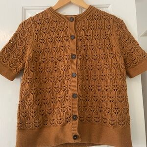 Women's Brown Knit Sweater